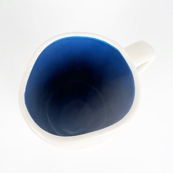 Rae Dunn “USA" Stars America 4th of July Coffee Mug Whit Blue Red Patriotic NEW - Picture 8 of 9